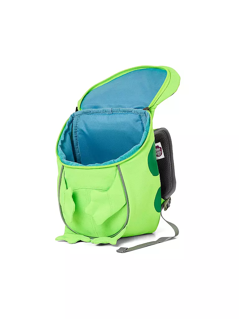 AFFENZAHN Kinder Rucksack Kleine Freunde Neon - Frosch grün