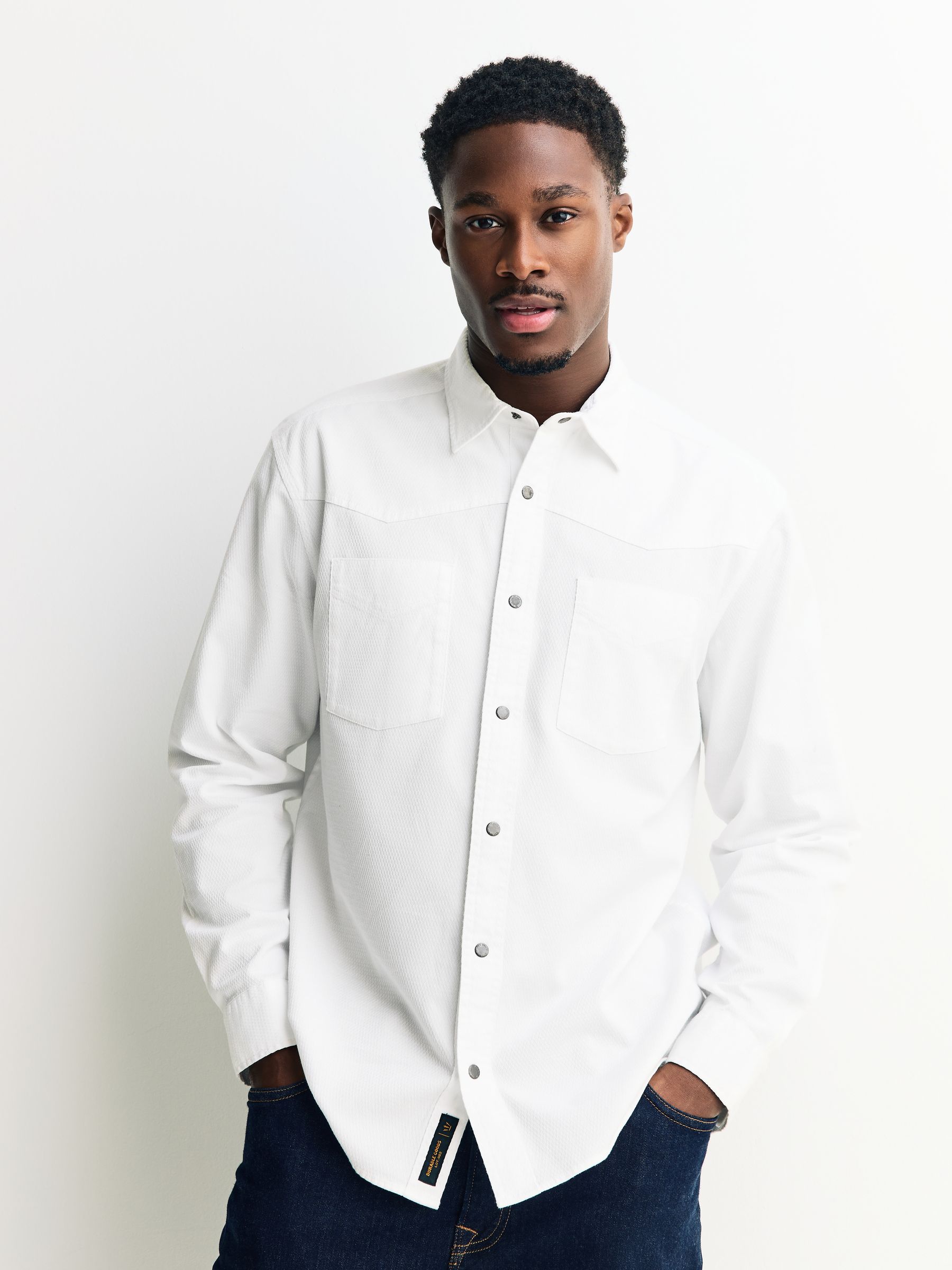 Wit - Twin Pocket Western Style Long Sleeve Shirt