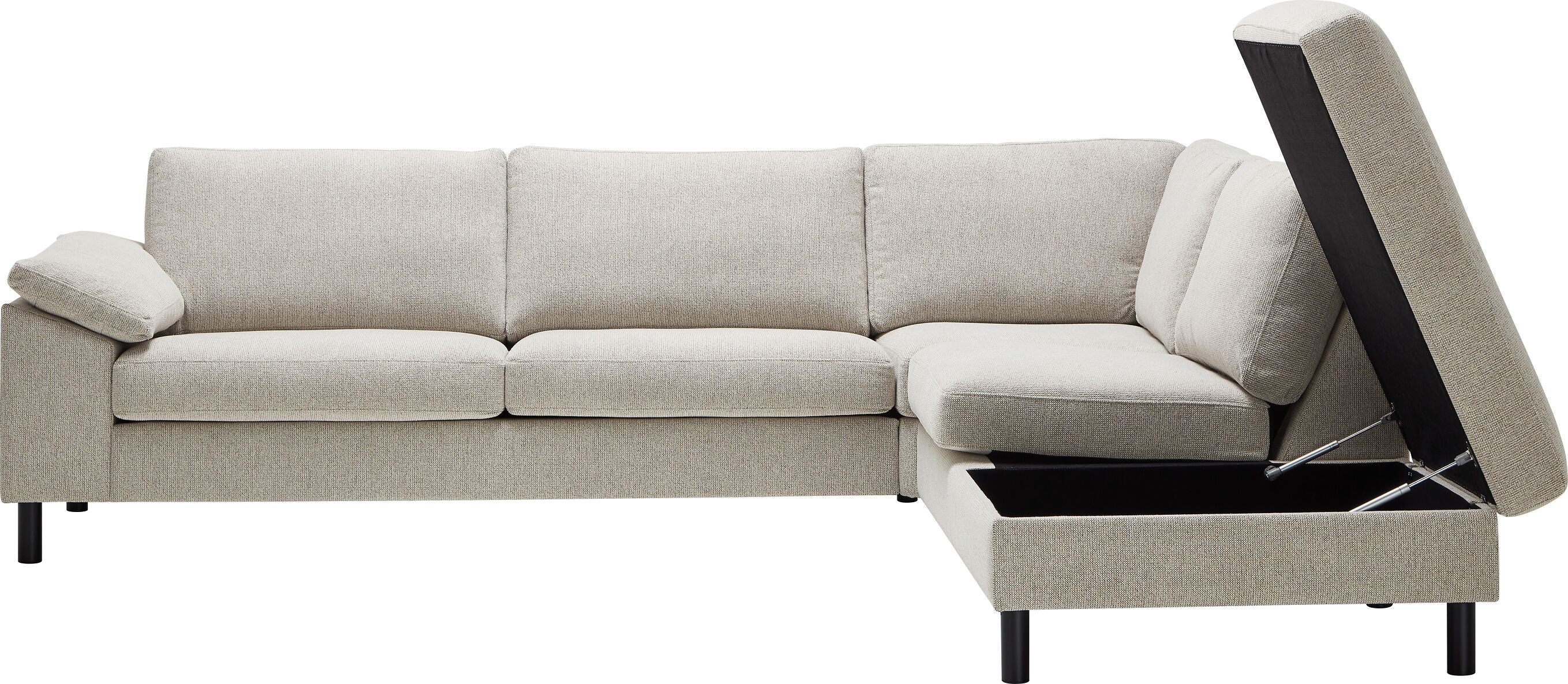 DIENER Ecksofa - Natur / B: 277.0 cm x T: 225.0 cm x H: 81.0 cm
