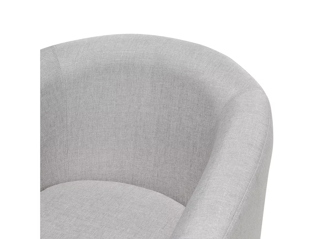 Fauteuil HOLDEN Tissu Gris clair