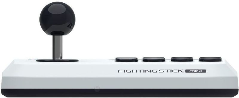 Hori Fighting Stick Mini Wit, Zwart USB Flightstick PC, PlayStation 4, PlayStation 5