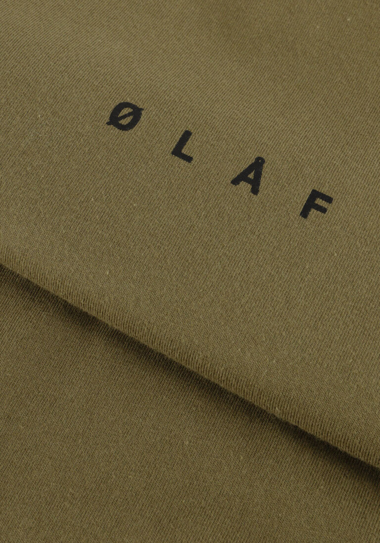 olijf olaf hussein t-shirt lined face tee