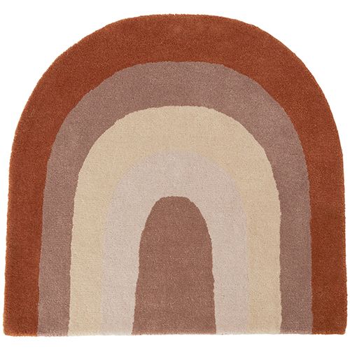 Oyoy vloerkleed regenboog - choko - 88x90 cm