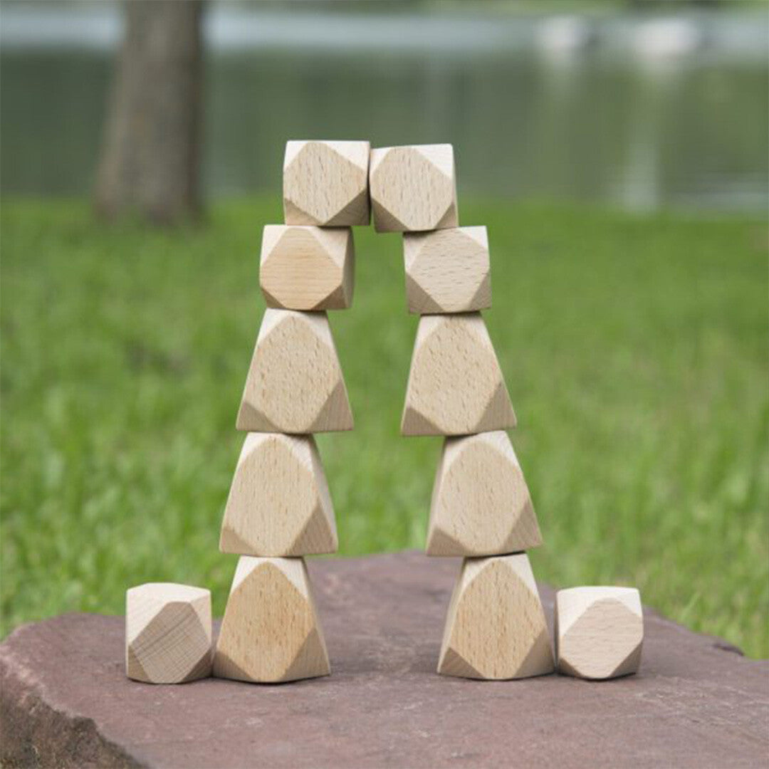 Guidecraft houten stapelstenen - 20st