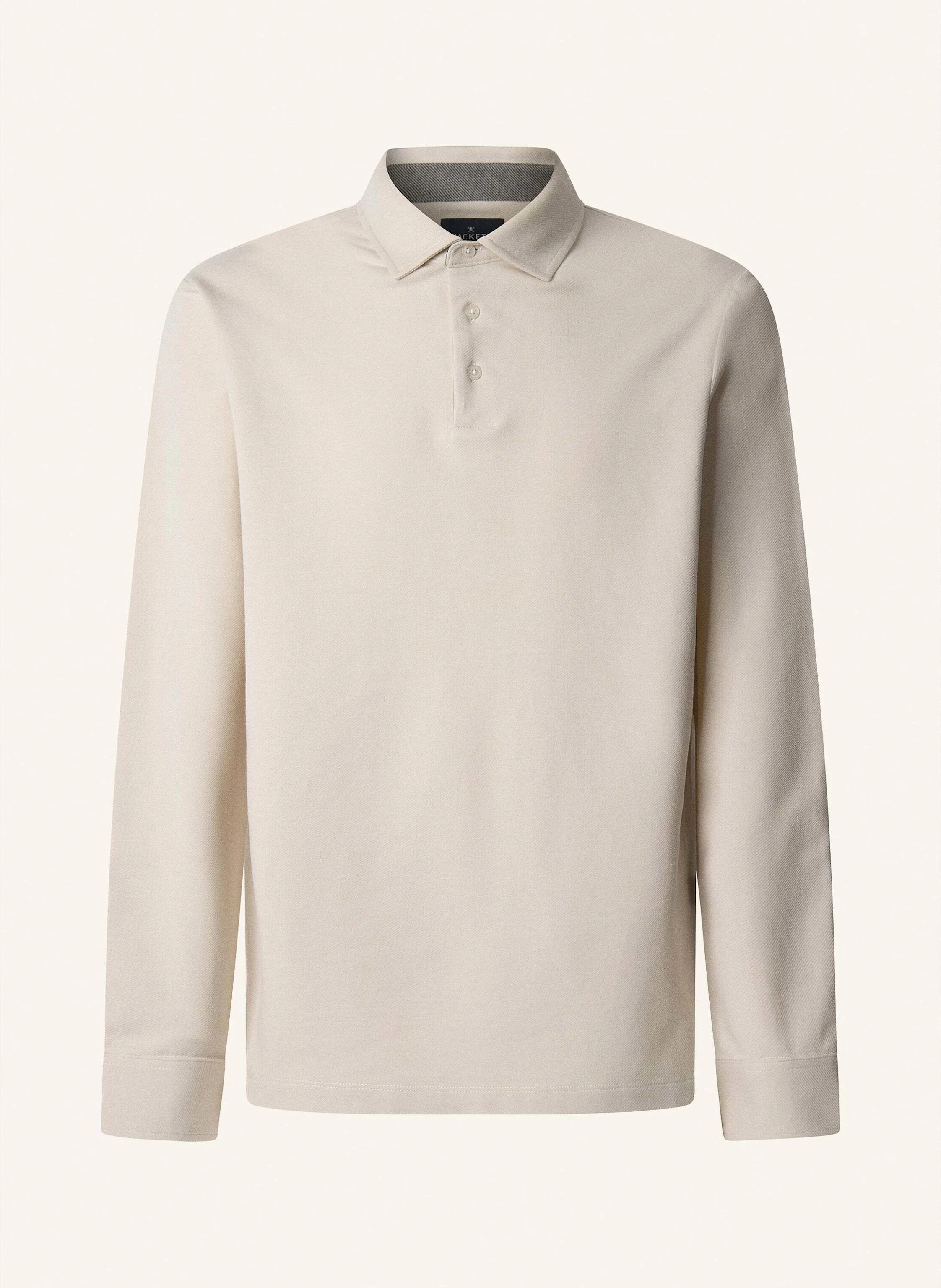 HACKETT LONDON Poloshirt TWILL JACQD LS