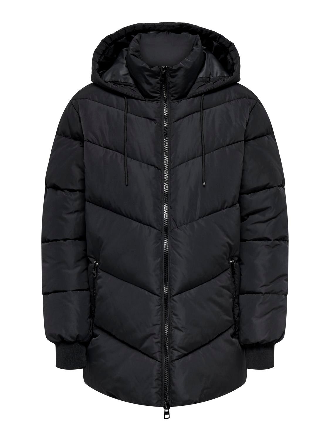 OLMADDIE Steppmantel Black