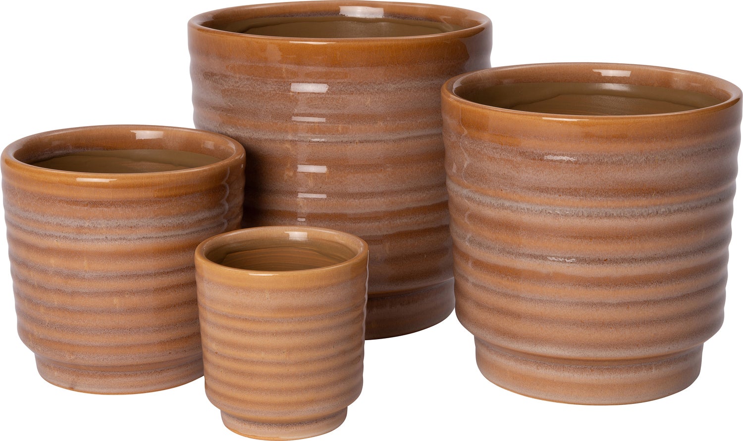 Intratuin bloempot Noud terracotta D 8 H 8 cm