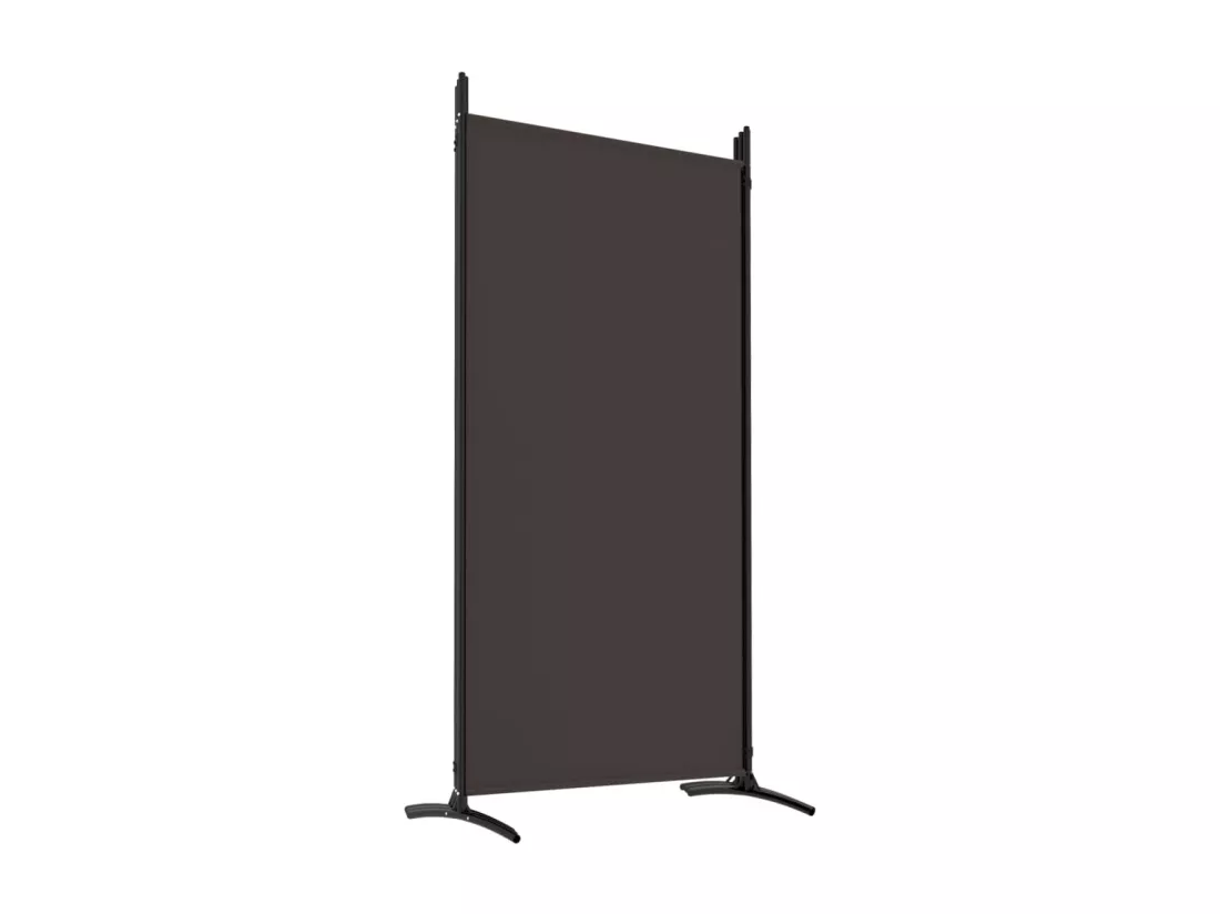 Cloison de séparation 6 panneaux Marron 520x180 cm Tissu