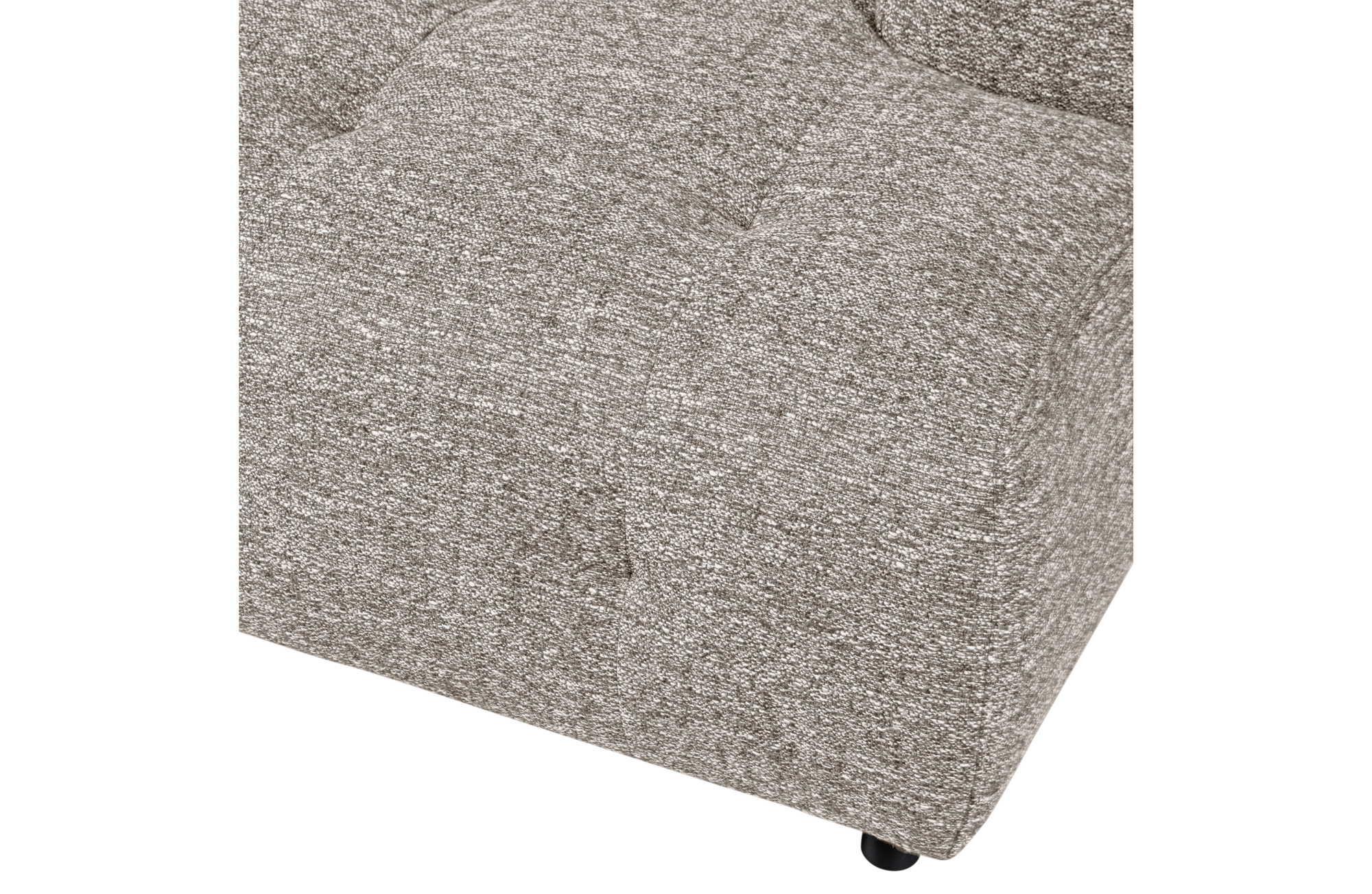 1,5-zits chaise longue Louis melange met arm rechts Louis 1,5-zits chaise longue met arm rechts Melange - Powder