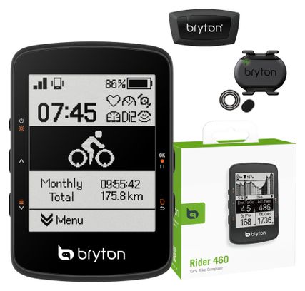 Compteur GPS Bryton Rider 460 D   Capteur cadence/Fréquence cardiaque