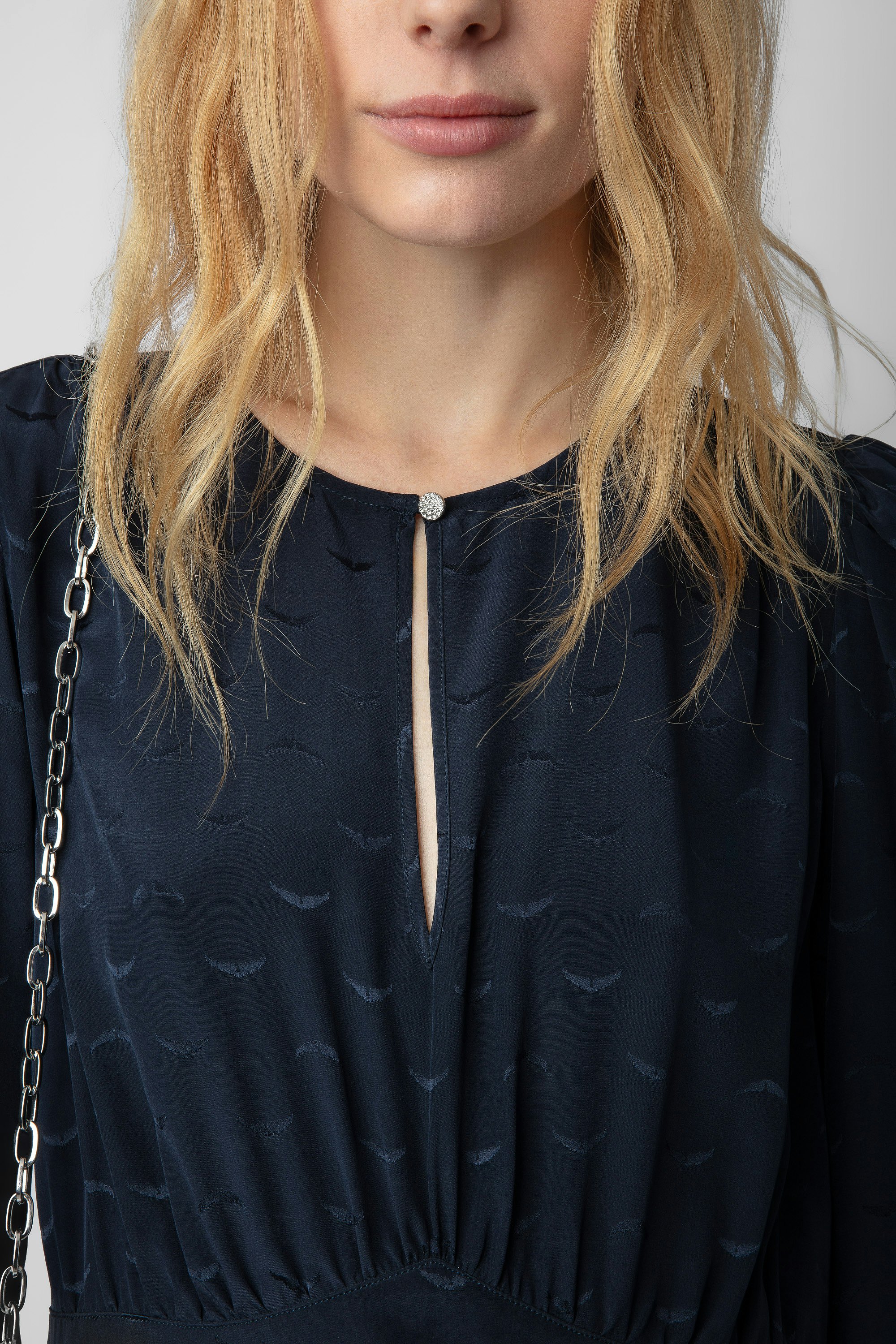 Robe Rhodri Soie Jacquard
