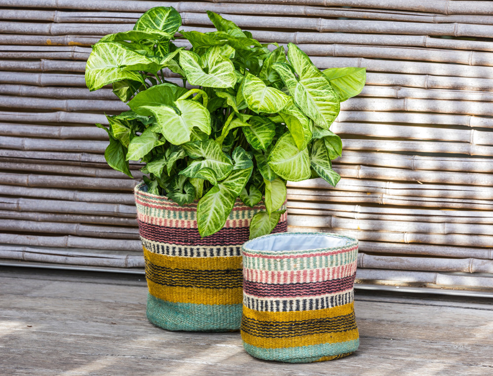 Lot de 2 cache-pots-Matcha