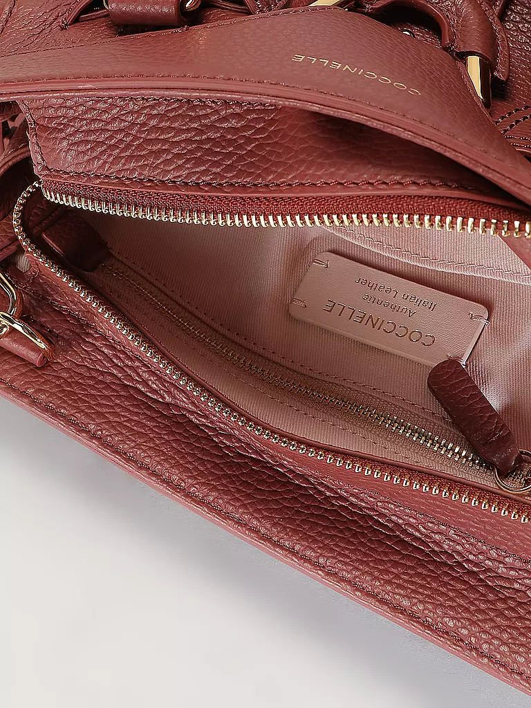 COCCINELLE Ledertasche - Henkeltasche COCCINELLEYORK Small rot