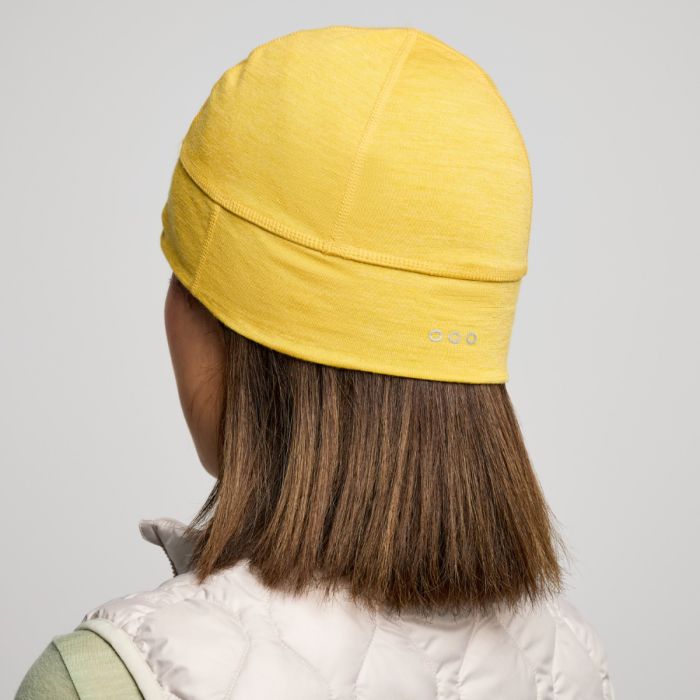 Saucony Unisex Huer Peregrine Merino Beanie Gul