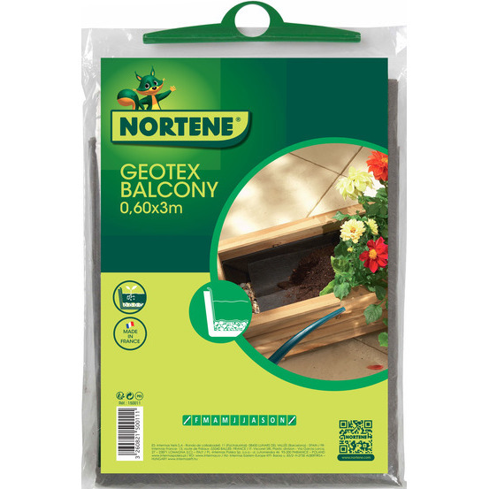 Geotex Balcony feutre de drainage 100gr/m² 0,60x3m