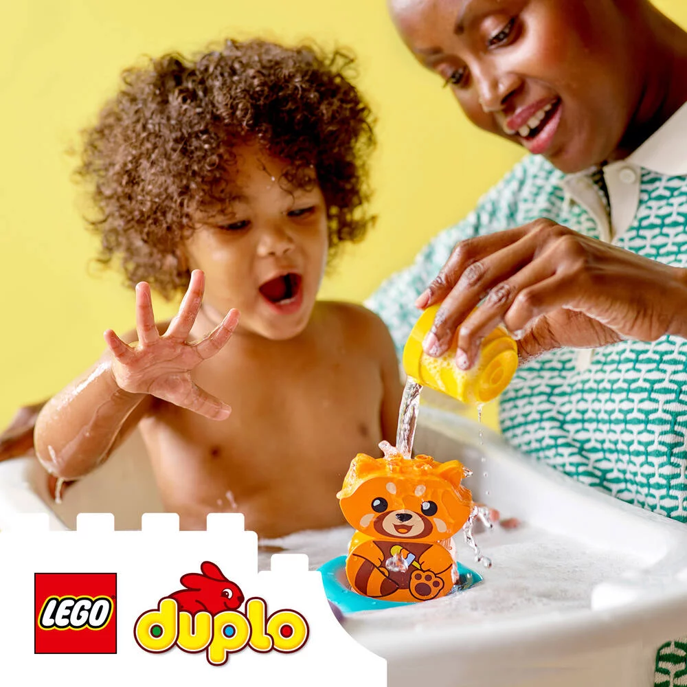 LEGO®DUPLO 10964 - JOUET DE BAIN - LE PANDA ROUGE FLOTTANT