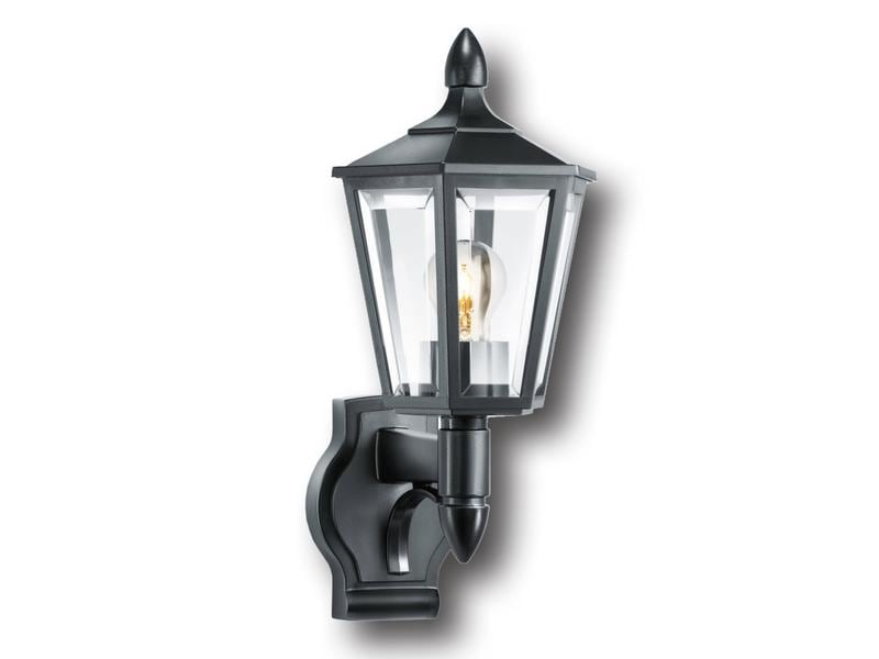 Steinel Wandleuchte L 15, E27, 60 W, Schwarz Aussenleuchte ohne Sensor