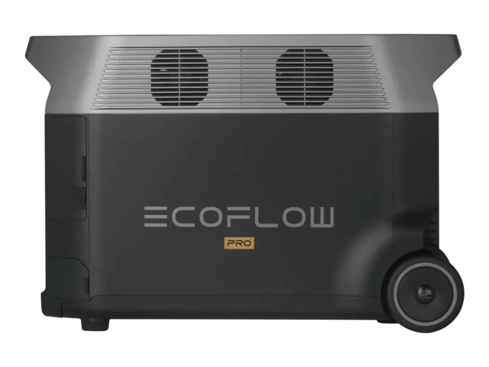 EcoFlow Delta Pro - Transportabel strømstation - AC 220-240 V - litiumjernfosfat - 3600 Wh - Wi-Fi, Bluetooth - output-stikforbindelser: 14