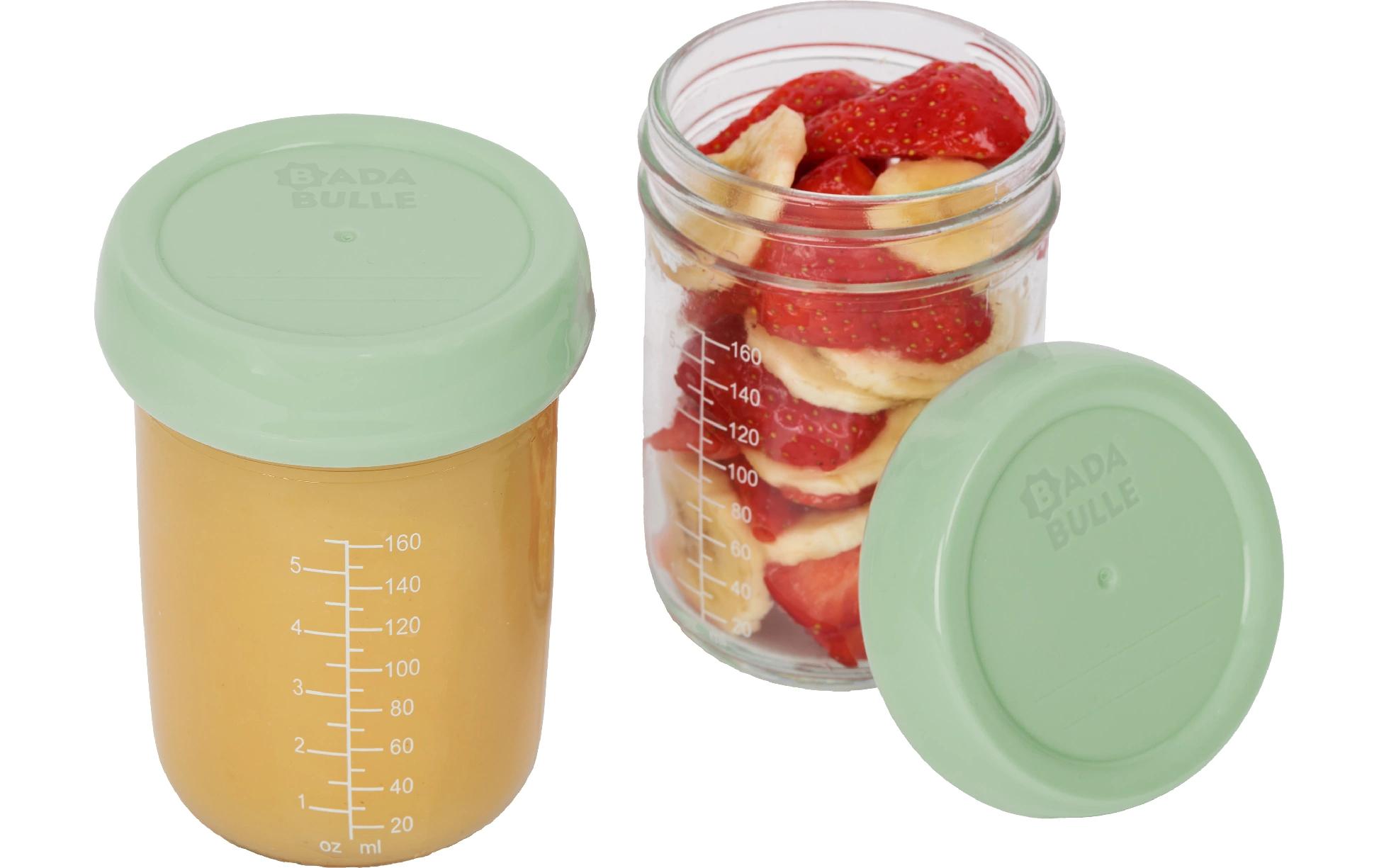 Nahrungsbehälter Badabowls Glas 2er Set 220 mlSet mit 2 Aufbewahrungsbehältern