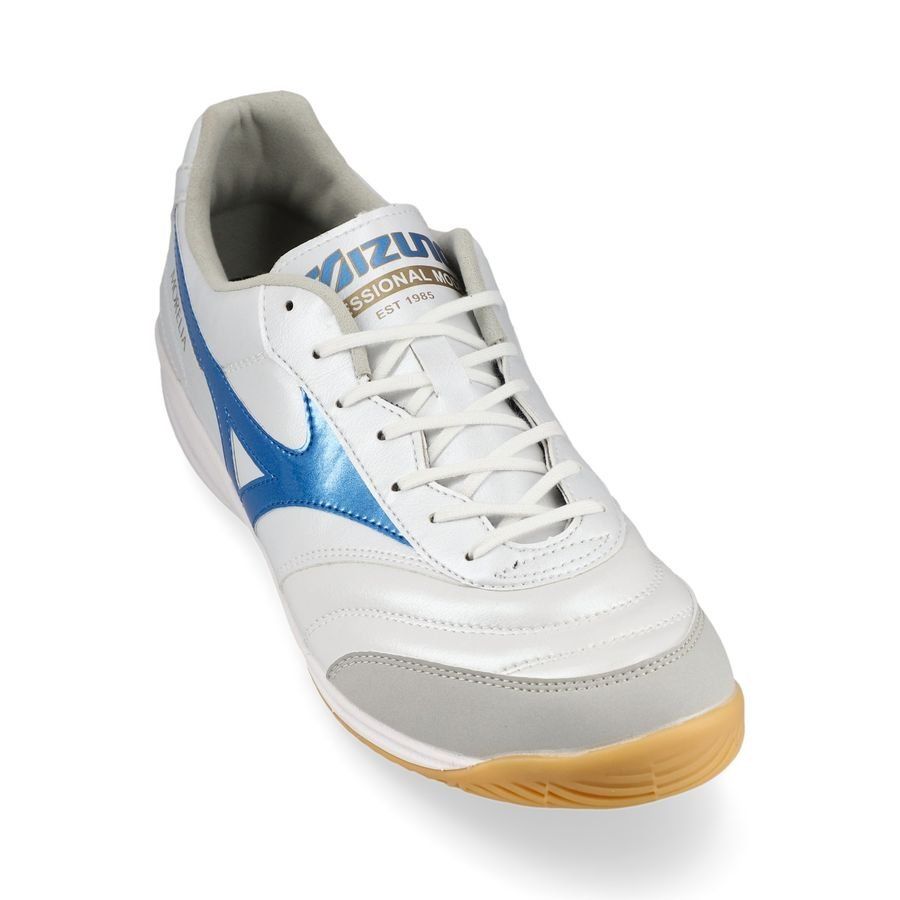 Mizuno Morelia Sala Pro IN Mugen - Blanc/Bleu/Doré