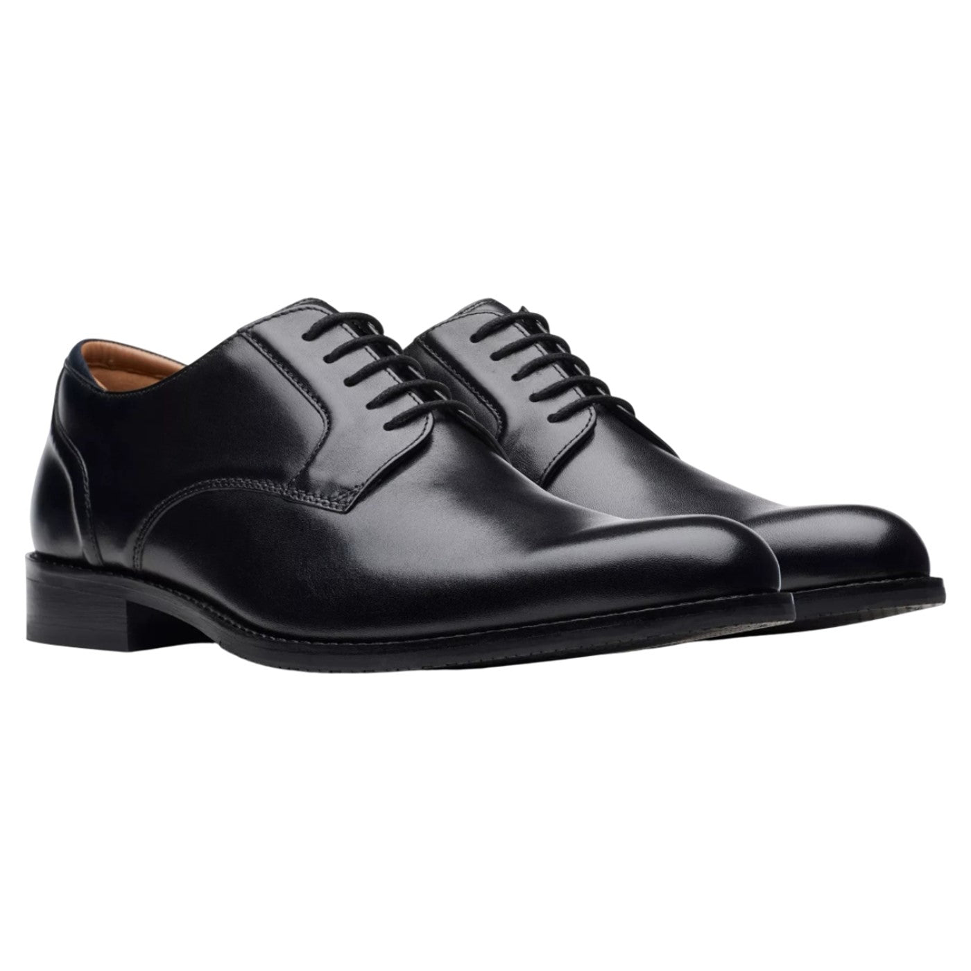 Whiddon Pace business sko, herre, black leather