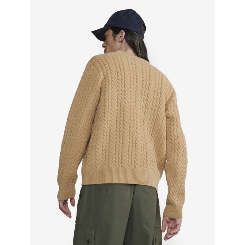 Pull Torsadé Col Rond - Pullover homme