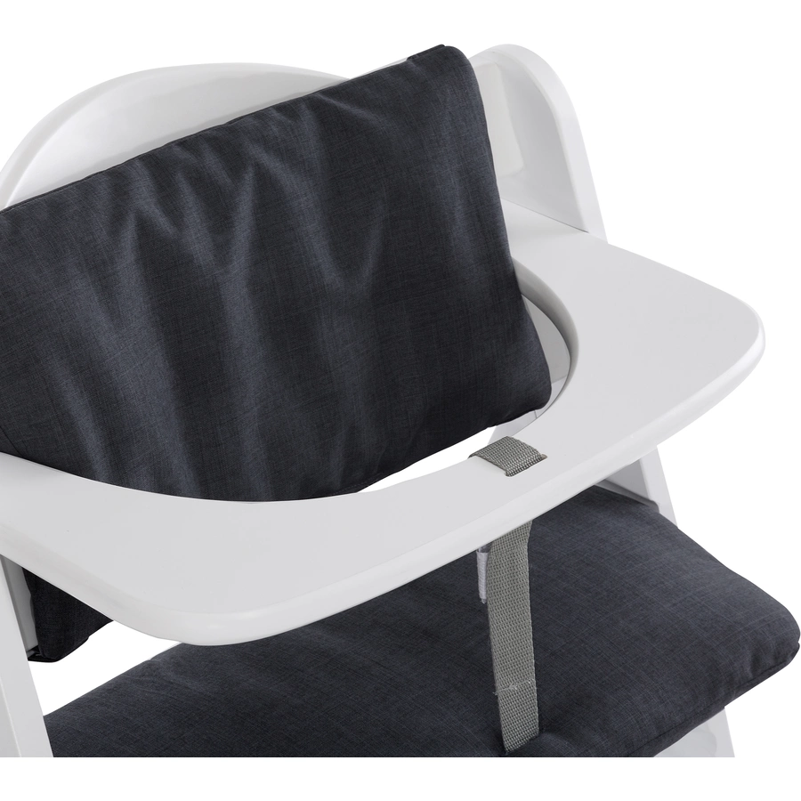 hauck Hochstuhlauflage Deluxe Melange Charcoal
