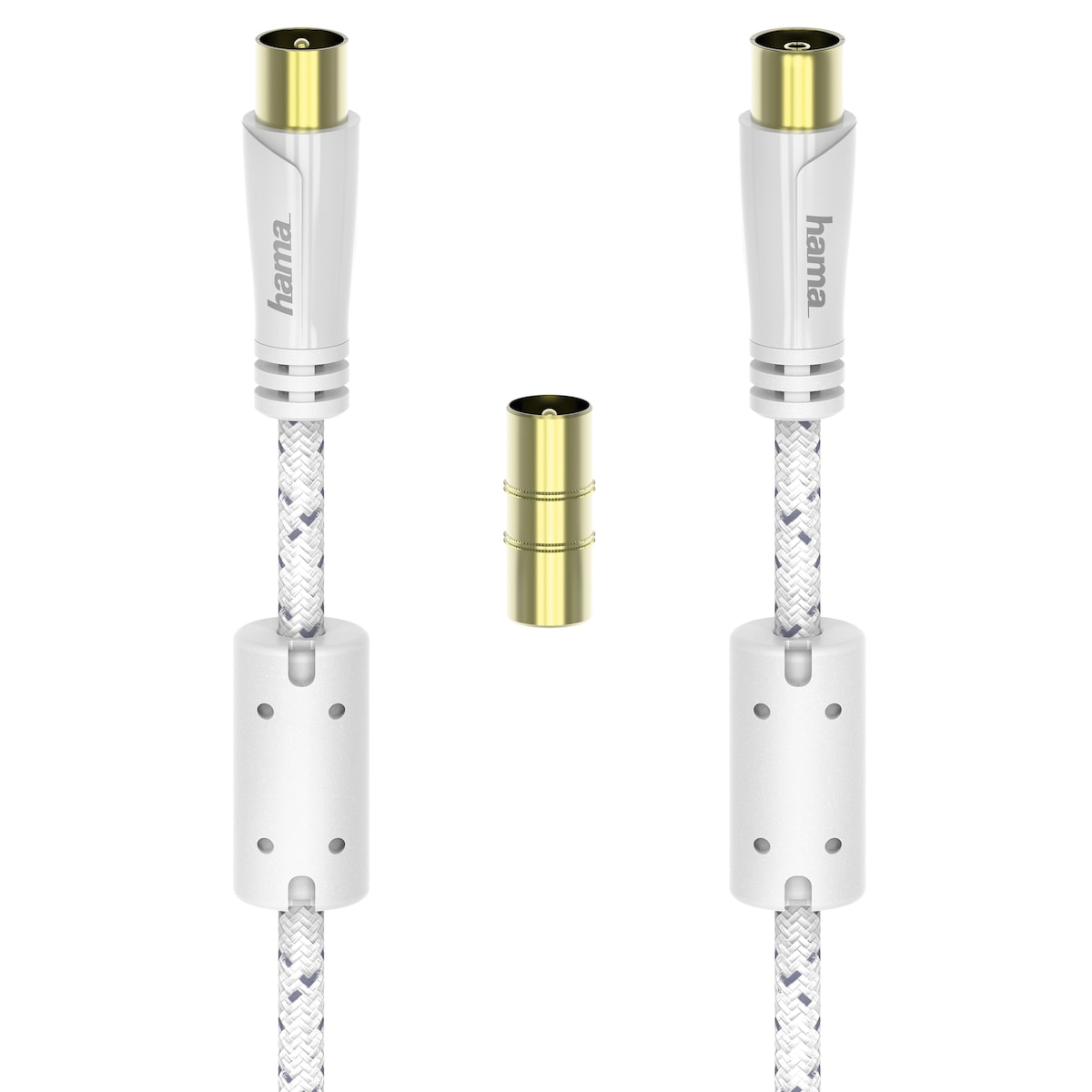 Hama antennekabel 120 dB (hvit/1,5 m)