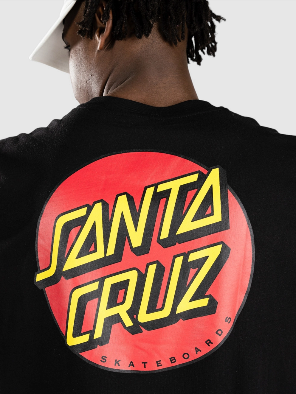 Santa Cruz Classic Dot Chest T-Shirt black