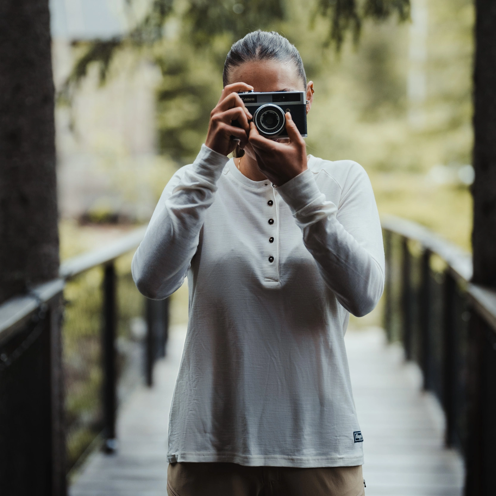 Lysebu Wool Henley Women Vanilla White