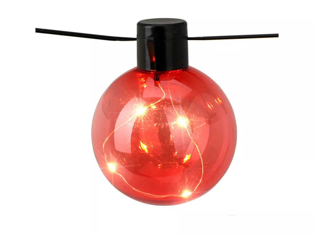 Guirlande Extérieure LED RGB de 10 Ampoules Jarli 7.5m RGB