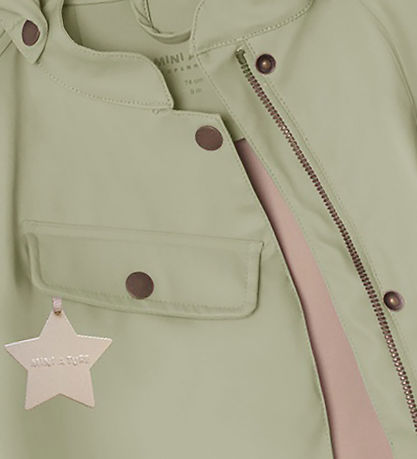 Mini A Ture Regenkleidung m. Träger - PU - MatWainis - Tee Green