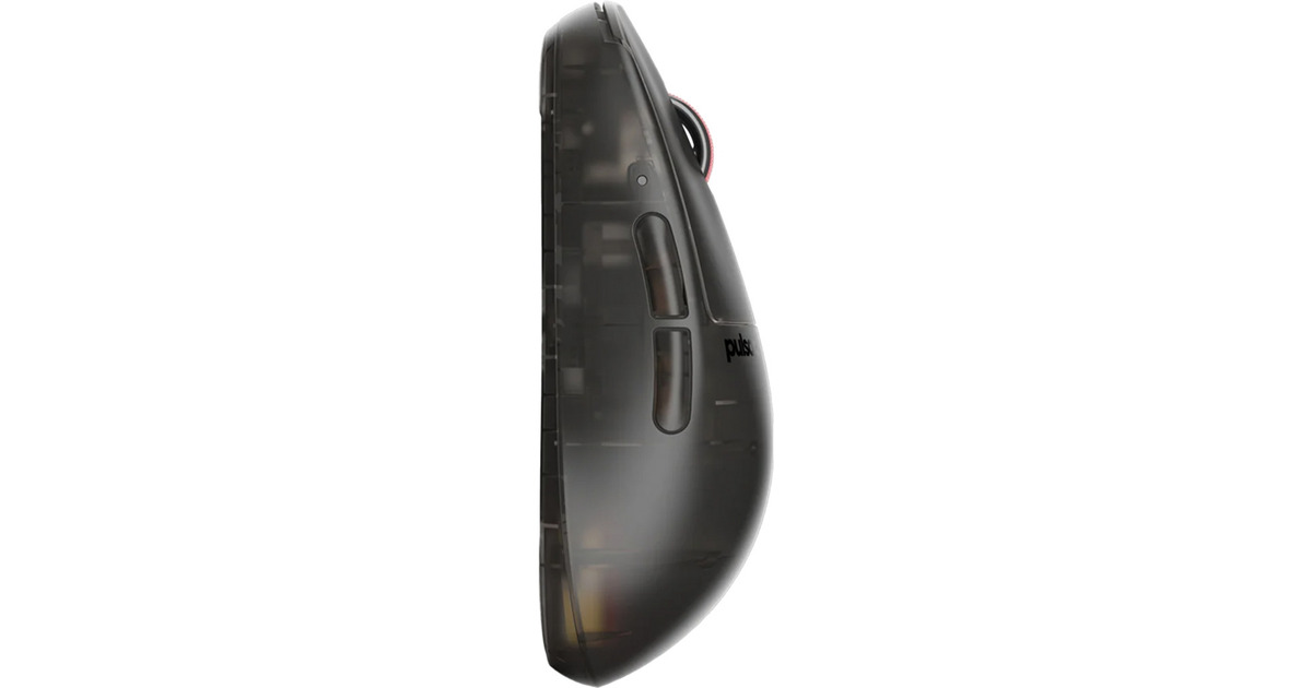 PulsarX2H Gaming Mouse - Clear Black Edition  (Zwart/transparant, 26000 dpi)
