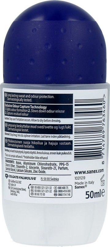 Sanex Men Active Control Anti Transpirant Deodorant Roller