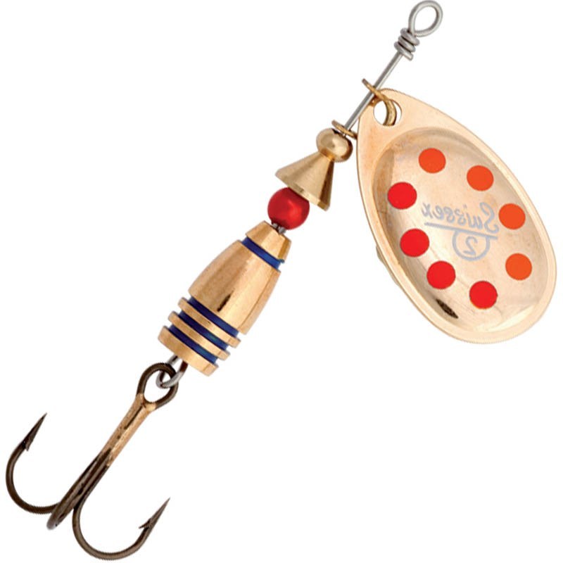 Cuiller Suissex Ultra Or Points Rouge