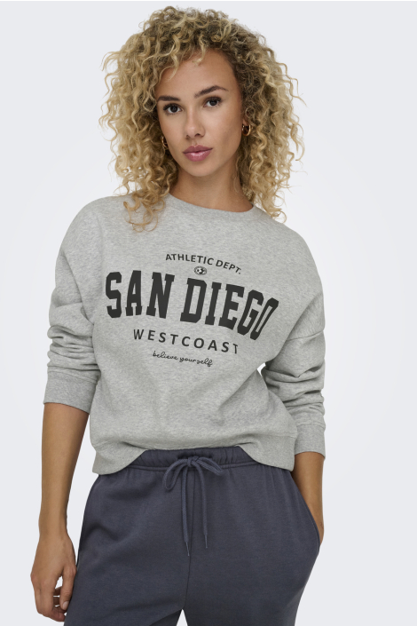 Only grijze dames sweater