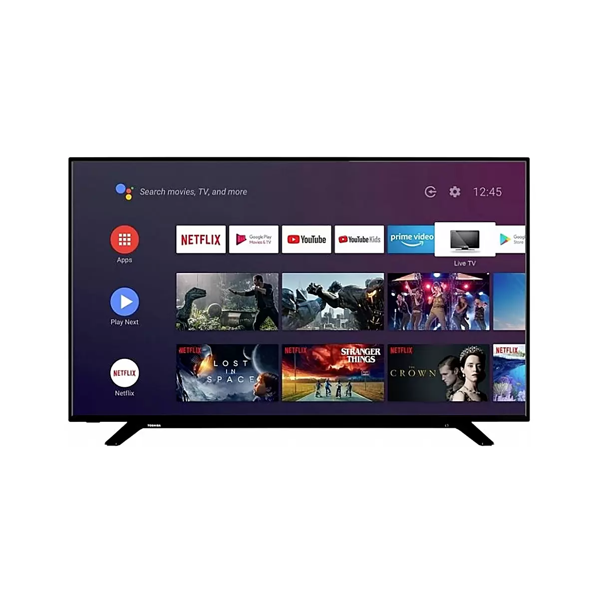 TV 4K UHD Android Toshiba 55UA2063DG Schwarz