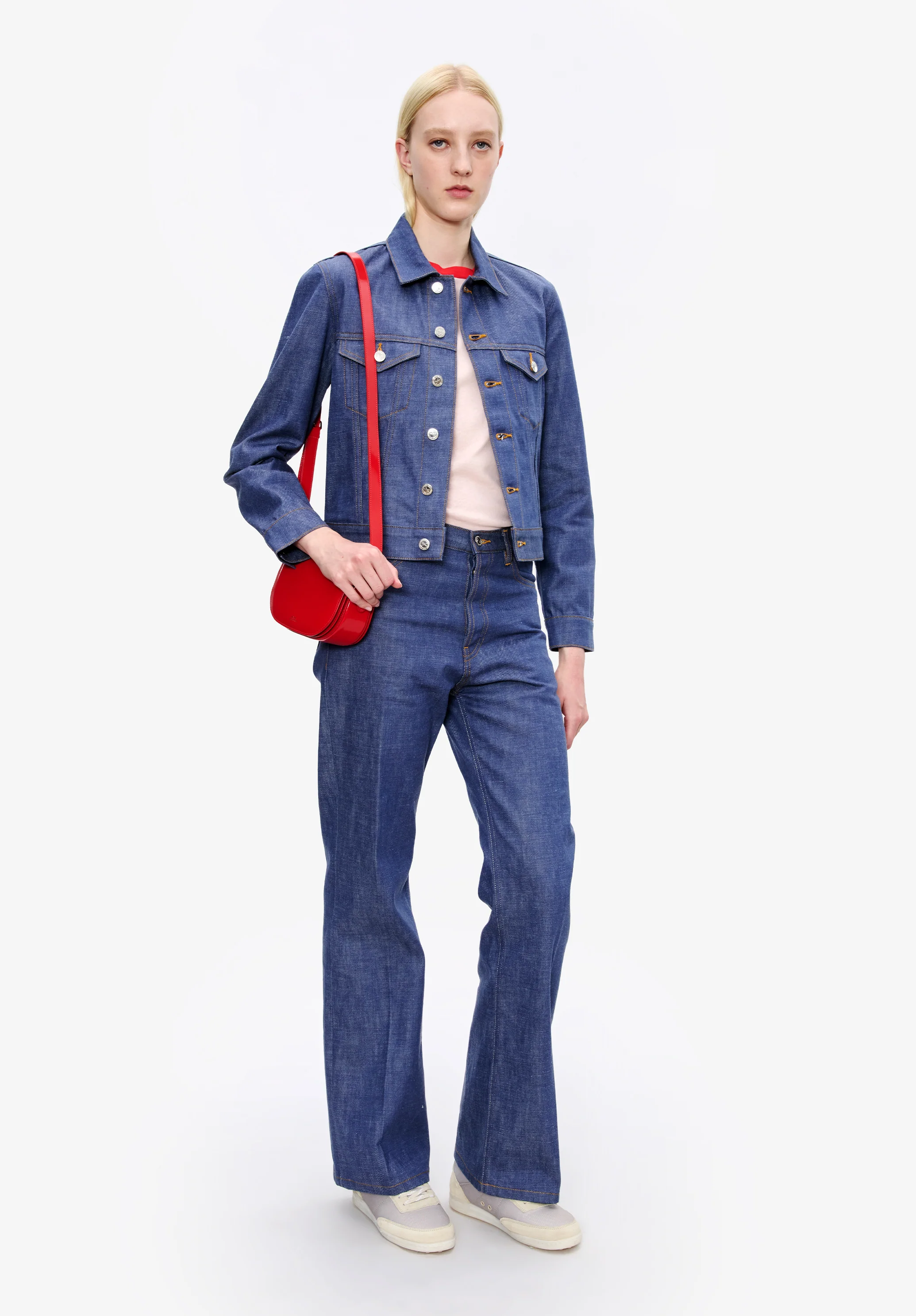 Veste bleue en denim japonais - Bleu