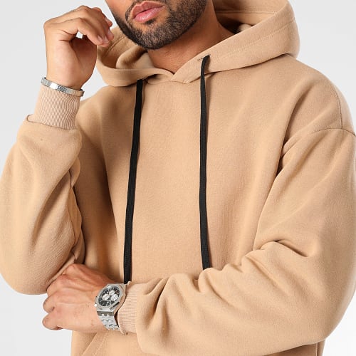 Sweat Capuche Large 0264 Beige