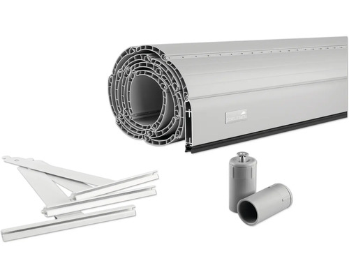 Schellenberg rolluik complete set Systeem Maxi B 1100 x H 1300 mm grijs