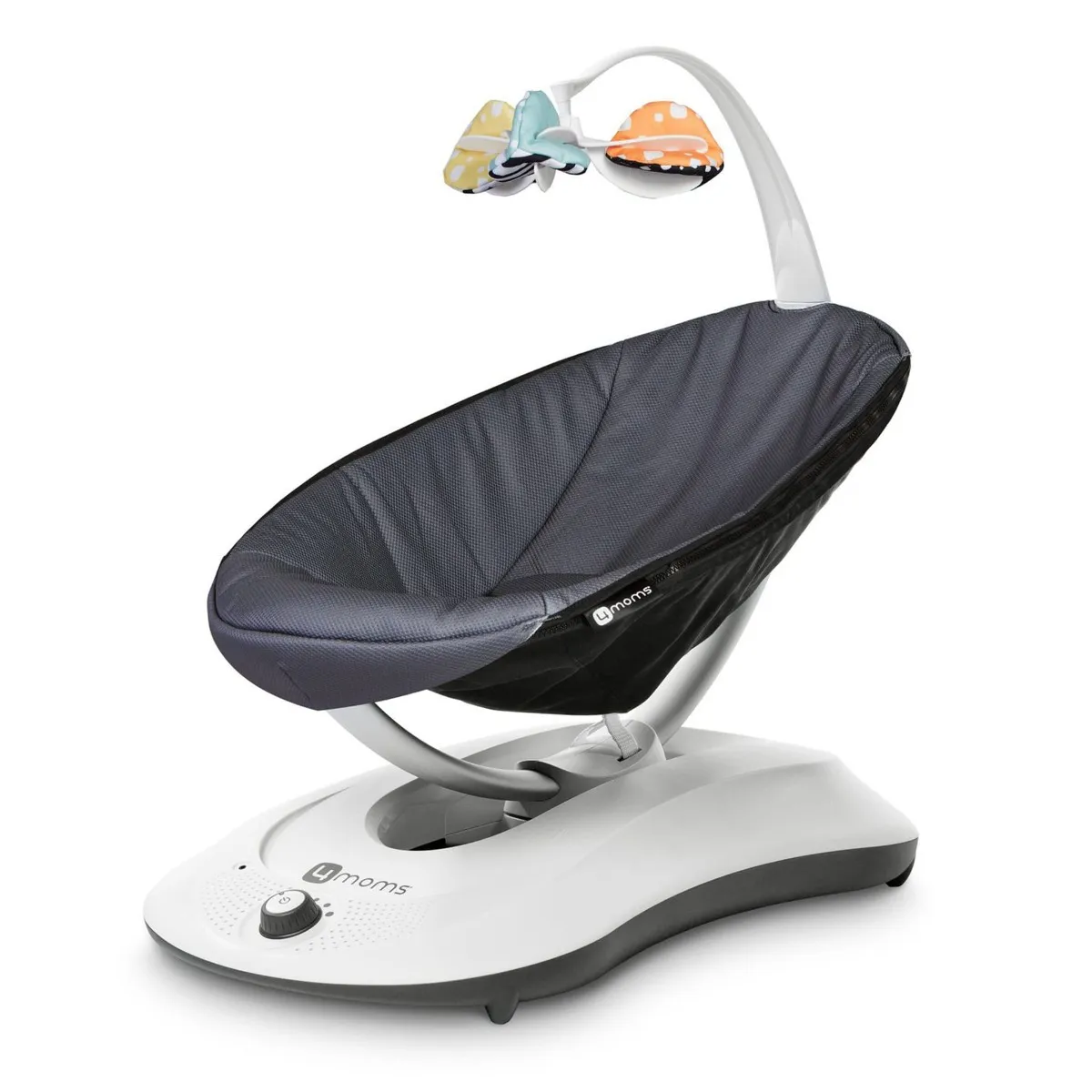 4 Moms Balançoire RockaRoo - Gris Foncé Cool Mesh