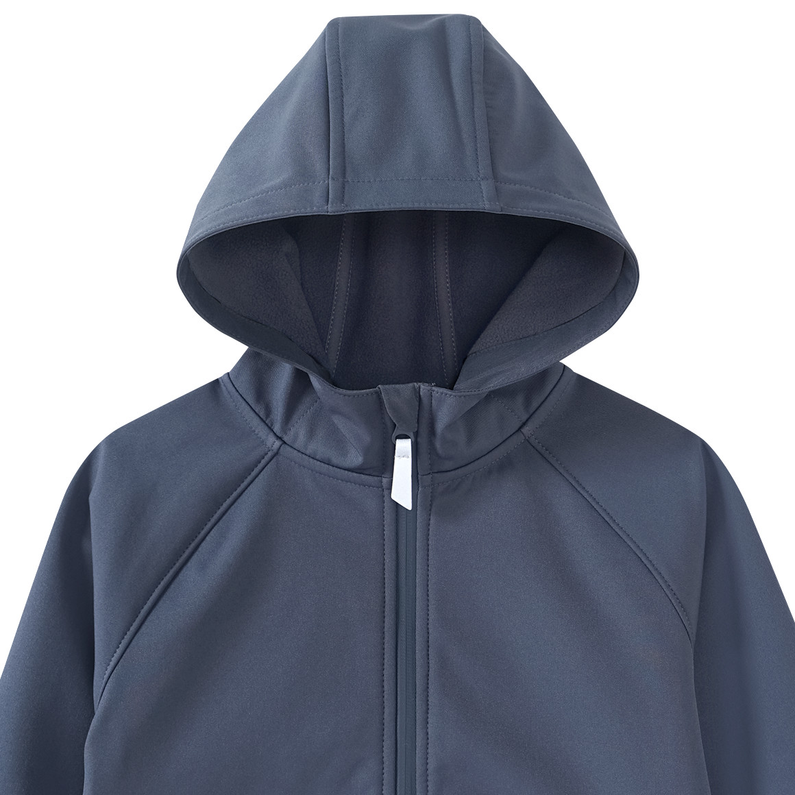 Topolino Kinder Softshelljacke mit Kapuze blaugrau