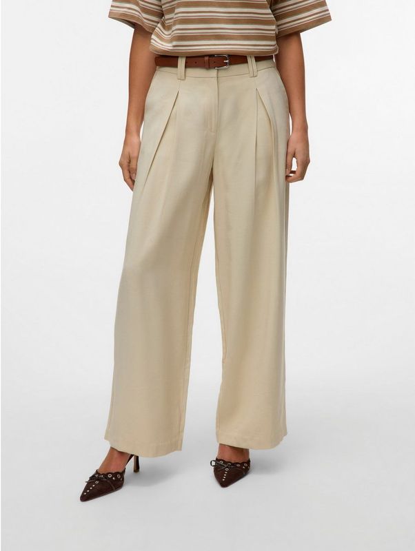 AWARE by VERO MODA - Broek - Zwart - 97% Lenzing™ Ecovero™ Viscose
