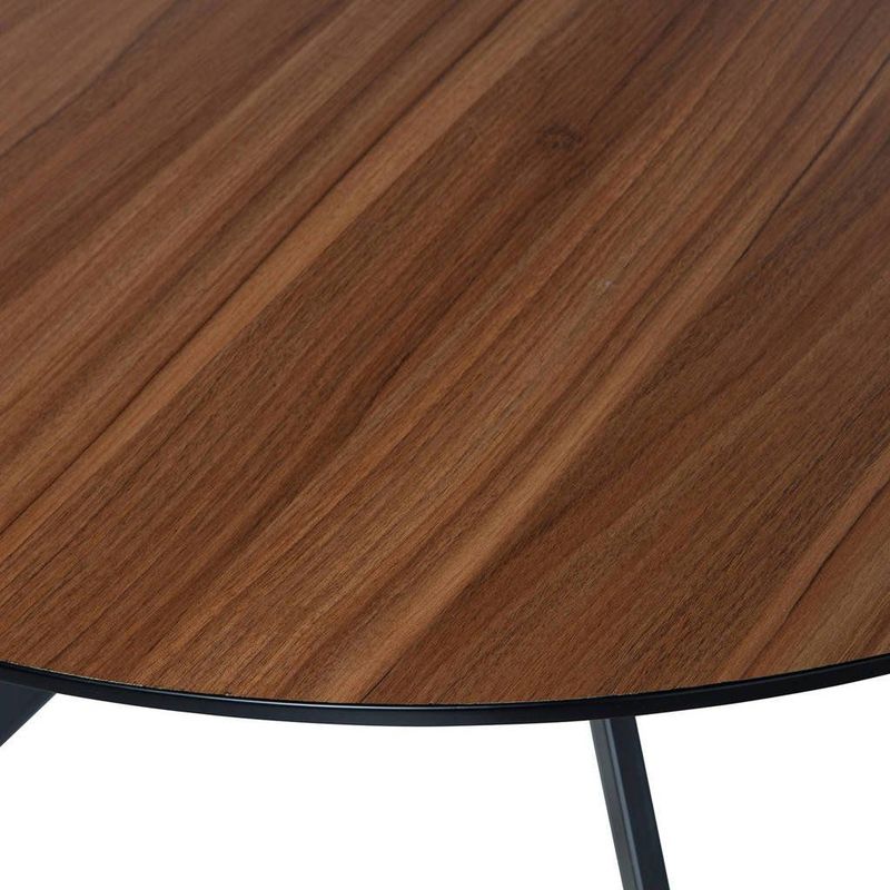 WOOOD Exclusive Bruno Eettafel Rond - Walnoot - 75xØ120