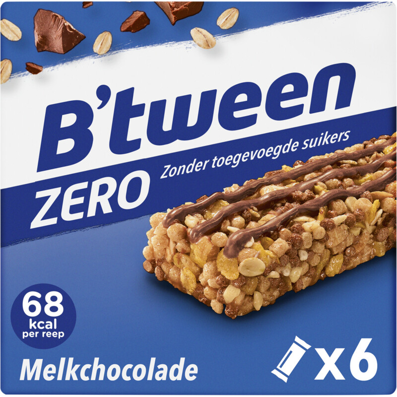 Hero B'tween mueslireep zero melkchocolade