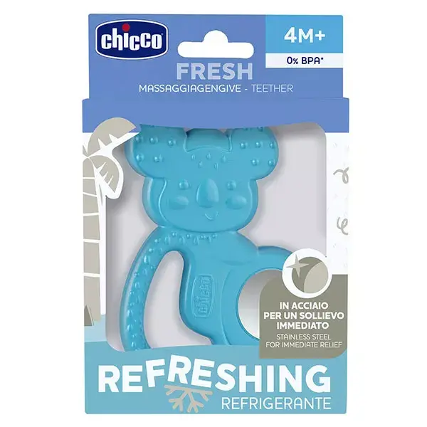 Anel de dentição refrescante Chicco +4m Azul Coala