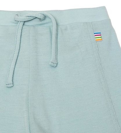 Joha Shorts - Uld - Støvet Bl?