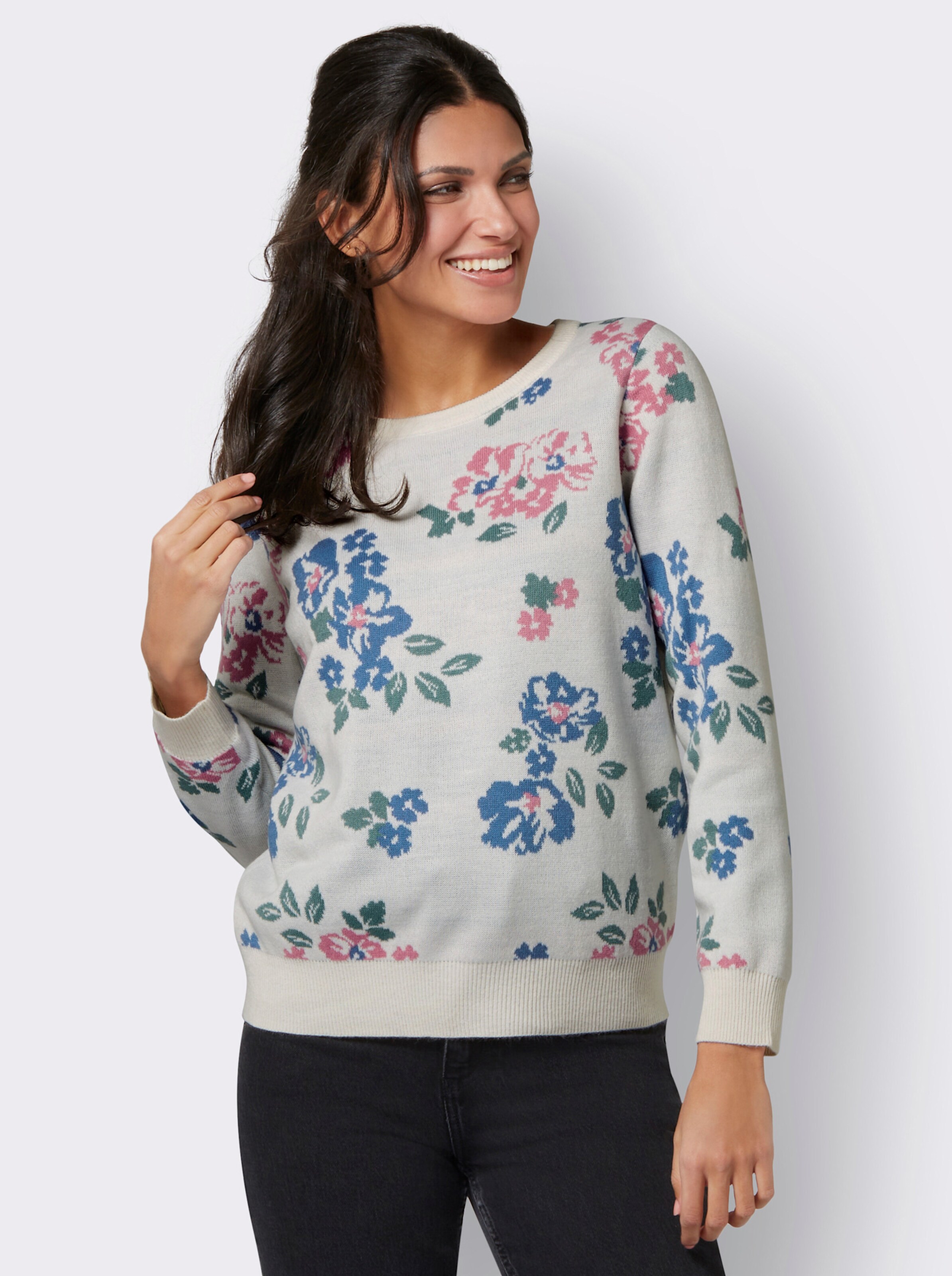 Jacquard-Pullover