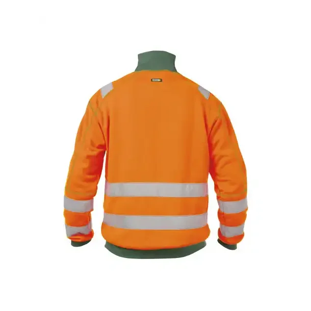 DASSY ® DENVER (300376) SWEATSHIRT MED HØJ SYNLIGHED orange og grøn