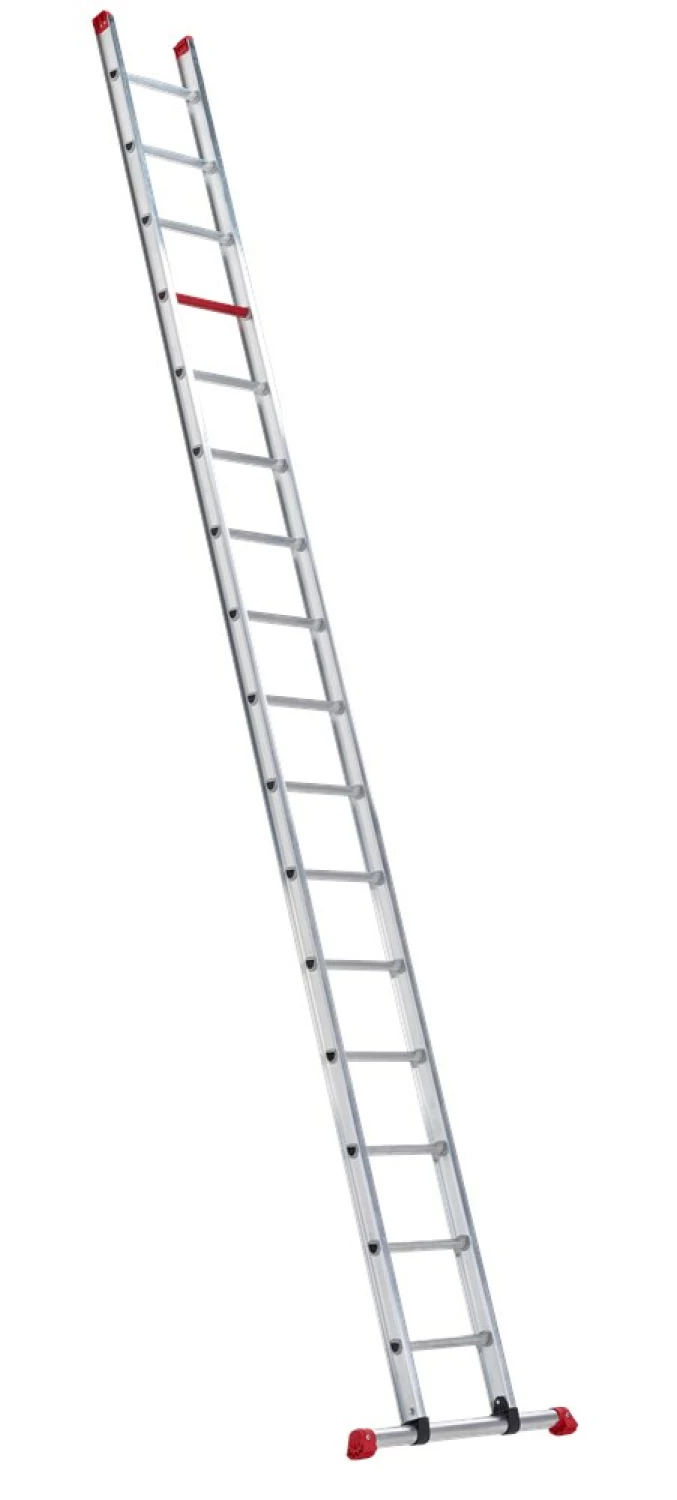 Altrex Atlas AER 1045 Bouwladder - Enkel - Aluminium - 16 treden - max. werkhoogte 5.40 m.